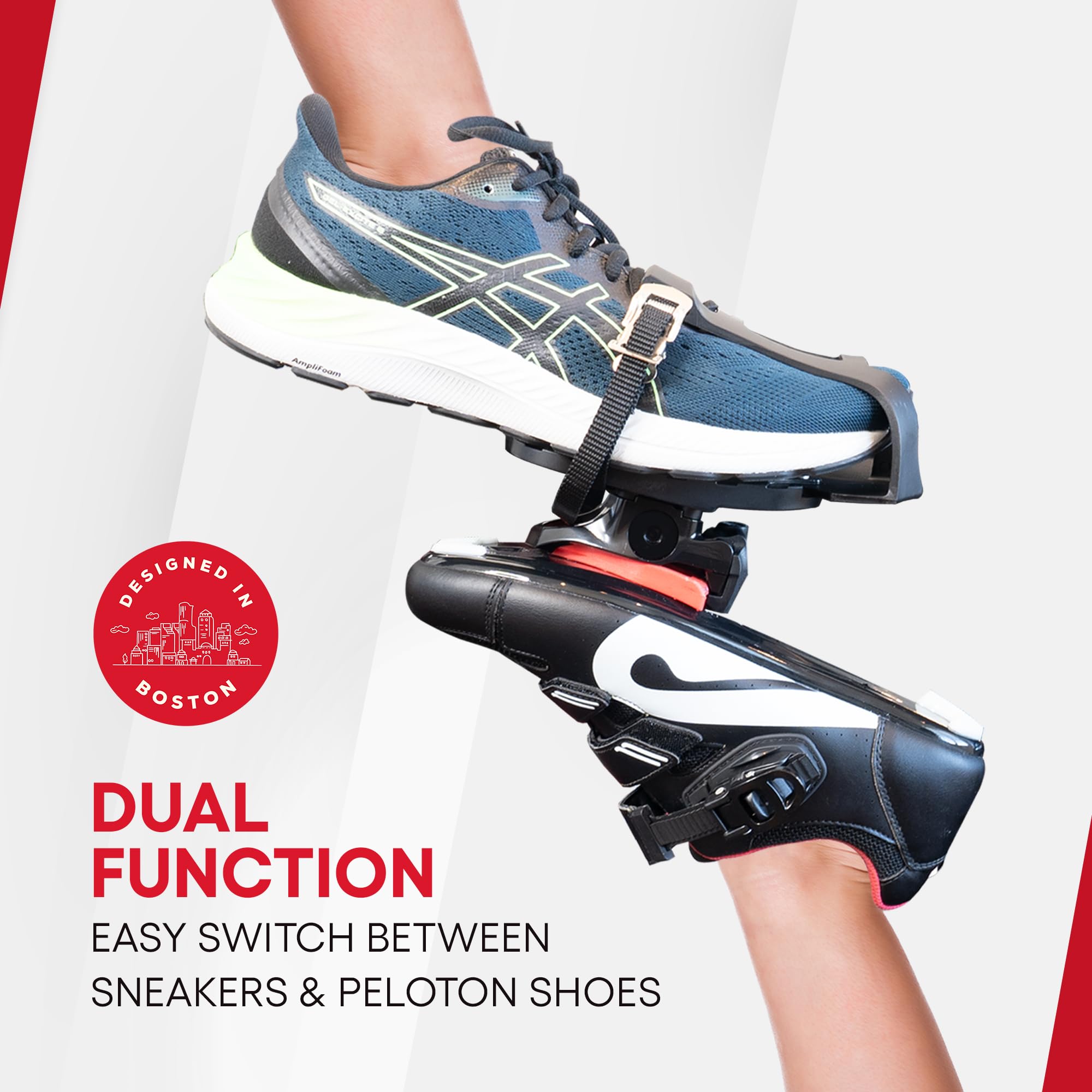 Dual Function Toe Cages - Convert Peloton Pedals To Two Sided Toe Cages Or Delta Cleats - Pedal Converters - Compatible With Pel